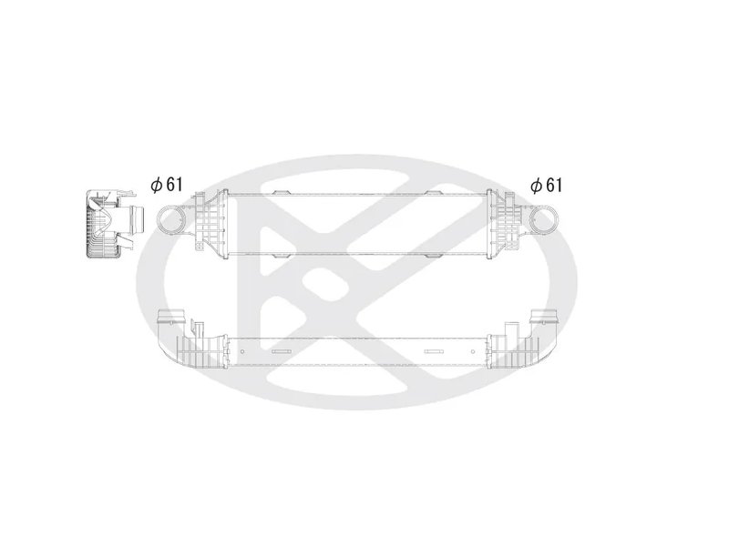 INTERCOOLER KOYORAD IA410131 - Piesa auto compatibila cu mai multe marci