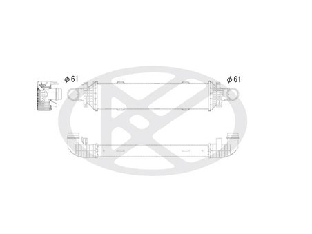 INTERCOOLER KOYORAD IA410131 - Piesa auto compatibila cu mai multe marci