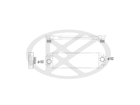 INTERCOOLER KOYORAD IA490157 - Piesa auto compatibila cu mai multe marci