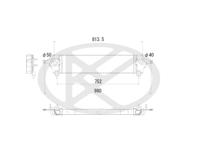INTERCOOLER KOYORAD IA020136 - Piesa auto compatibila cu mai multe marci