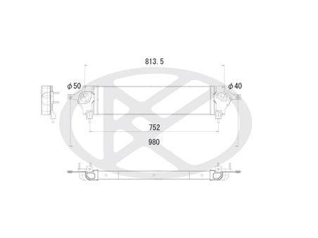 INTERCOOLER KOYORAD IA020136 - Piesa auto compatibila cu mai multe marci