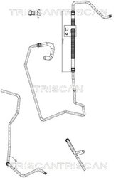 Furtun hidraulic sistem directie Triscan 8516 28003