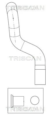 Furtun hidraulic sistem directie Triscan 8516 16022