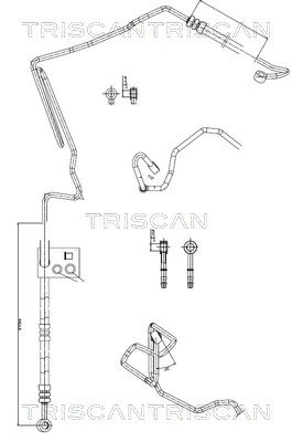 Furtun hidraulic sistem directie Triscan 8516 29006