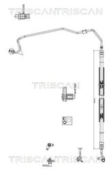 Furtun hidraulic sistem directie Triscan 8516 40002