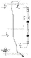 Furtun hidraulic sistem directie Triscan 8516 16032