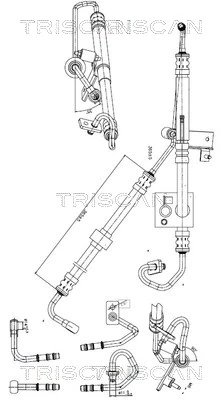 FURTUN HIDRAULIC SISTEM DIRECTIE TRISCAN 8516 11015 - Compatibil cu MINI
