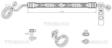 Furtun hidraulic sistem directie Triscan 8516 29032