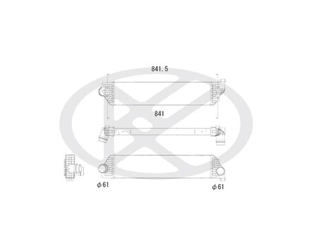 Intercooler KOYORAD IA490156