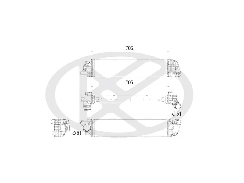 Intercooler KOYORAD IA490155