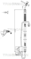 Furtun hidraulic sistem directie Triscan 8516 23006