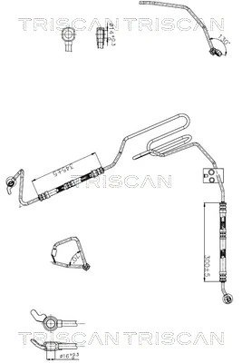 FURTUN HIDRAULIC SISTEM DIRECTIE TRISCAN 8516 29043 - Compatibil cu AUDI
