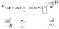 Furtun hidraulic sistem directie Triscan 8516 29031