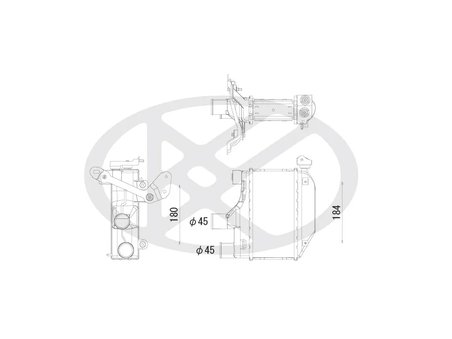 INTERCOOLER KOYORAD IA010161 - Piesa auto compatibila cu mai multe marci