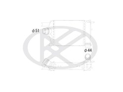 Intercooler KOYORAD IA490154