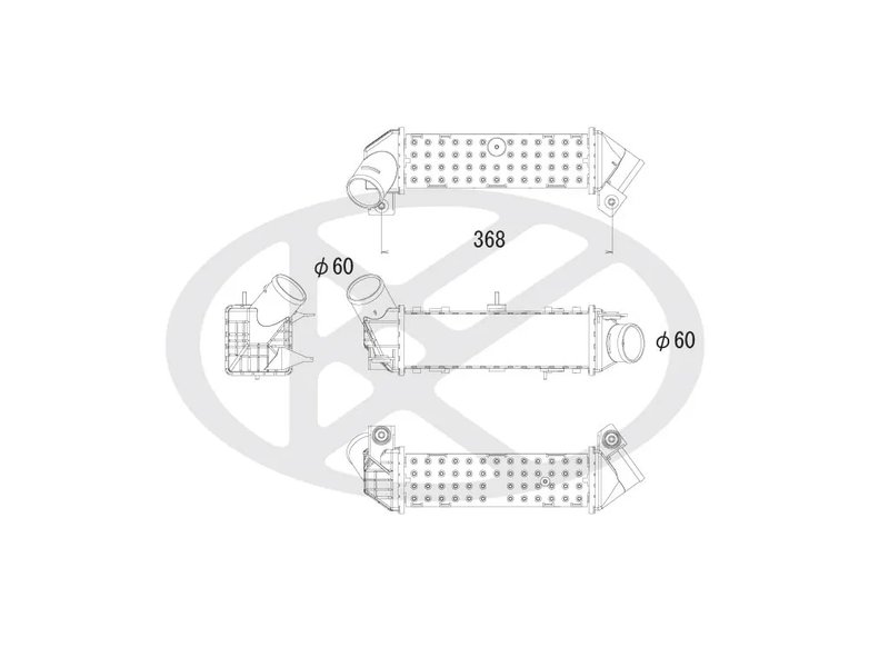 INTERCOOLER KOYORAD IA450172 - Piesa auto compatibila cu mai multe marci