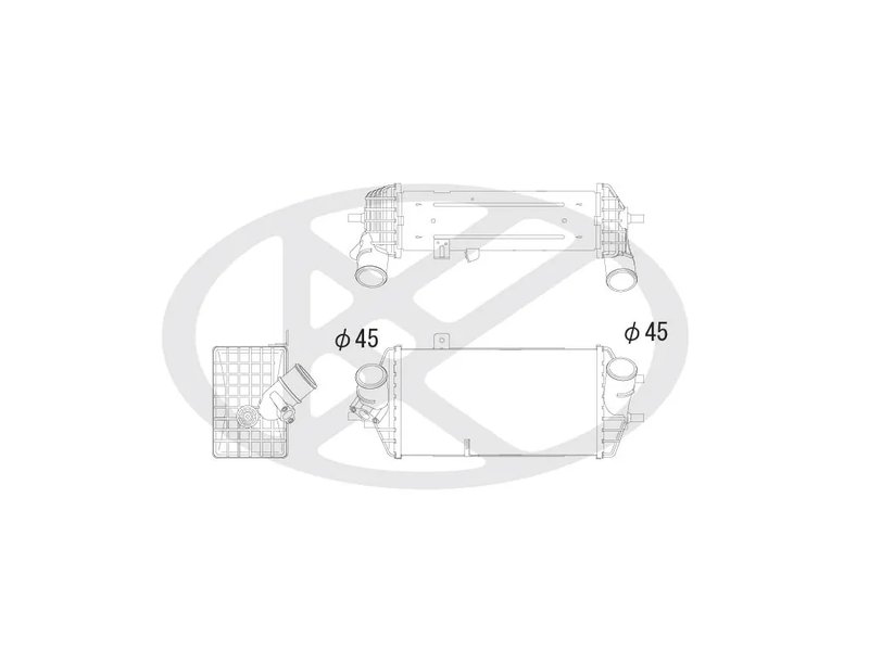Intercooler KOYORAD IA810123
