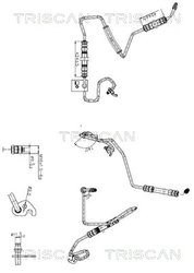 Furtun hidraulic sistem directie Triscan 8516 16044