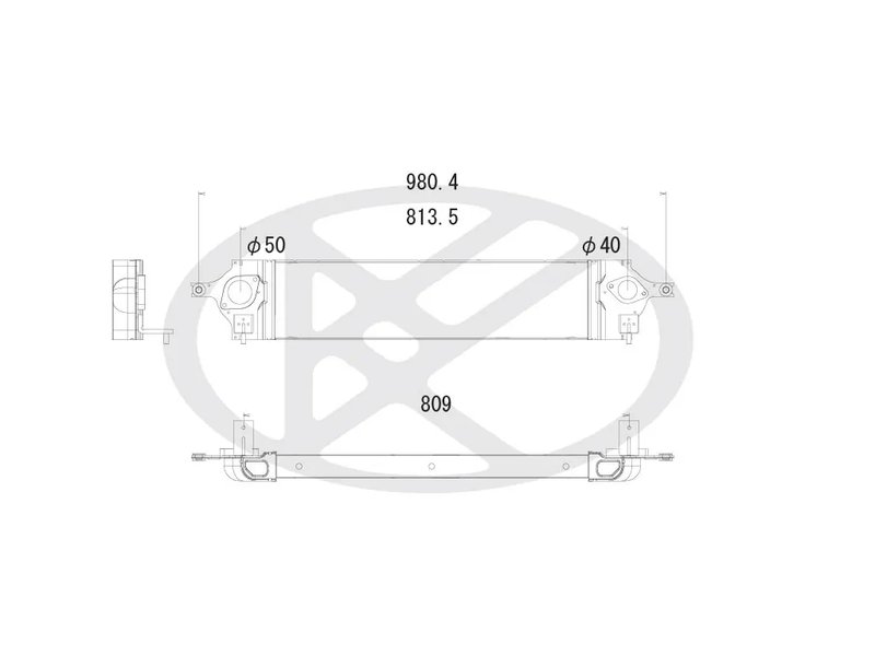 INTERCOOLER KOYORAD IA020142 - Piesa auto compatibila cu mai multe marci