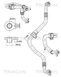 CONDUCTA PRESIUNE VARIABLIA AER CONDITIONAT TRISCAN 9010 27001 - Compatibil cu VOLVO