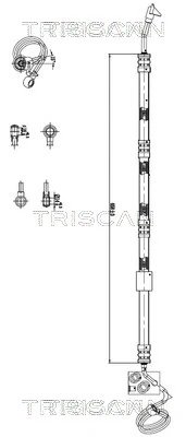 Furtun hidraulic sistem directie Triscan 8516 29038
