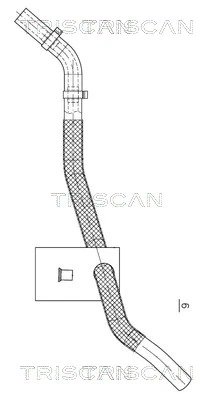 Furtun hidraulic sistem directie Triscan 8516 29014