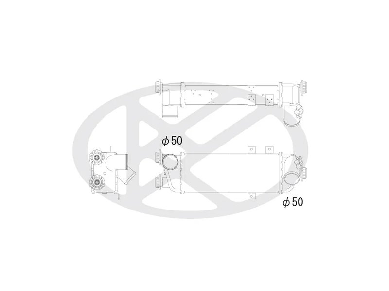 INTERCOOLER KOYORAD IA810124 - Piesa auto compatibila cu mai multe marci