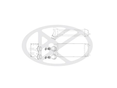 INTERCOOLER KOYORAD IA470148 - Piesa auto compatibila cu mai multe marci