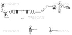 Furtun hidraulic sistem directie Triscan 8516 29044