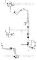 Furtun hidraulic sistem directie Triscan 8516 24003