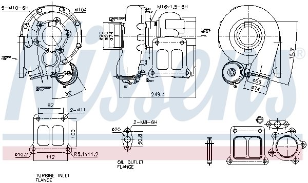 Turbina Nissens 93851