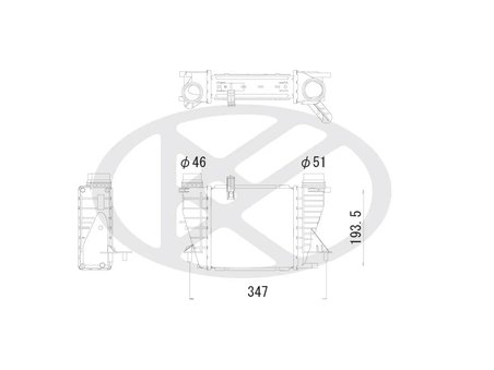 Intercooler KOYORAD IA020138