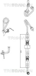 Furtun hidraulic sistem directie Triscan 8516 23007