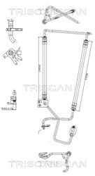 Furtun hidraulic sistem directie Triscan 8516 28006