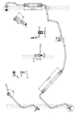 Furtun hidraulic sistem directie Triscan 8516 28011