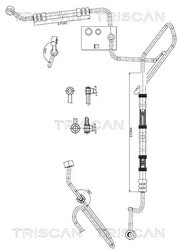 Furtun hidraulic sistem directie Triscan 8516 29045