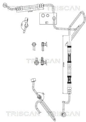 Furtun hidraulic sistem directie Triscan 8516 29045