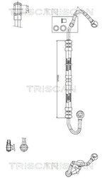 Furtun hidraulic sistem directie Triscan 8516 11018