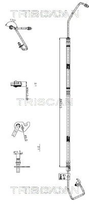 FURTUN HIDRAULIC SISTEM DIRECTIE TRISCAN 8516 16027 - Compatibil cu FORD