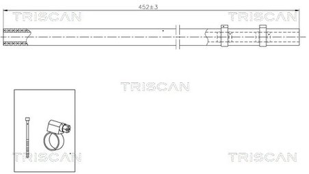 Furtun hidraulic sistem directie Triscan 8516 29029