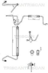 Furtun hidraulic sistem directie Triscan 8516 29020