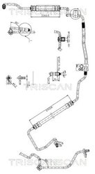 Furtun hidraulic sistem directie Triscan 8516 28009