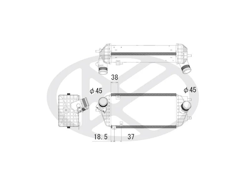 Intercooler KOYORAD IA810125