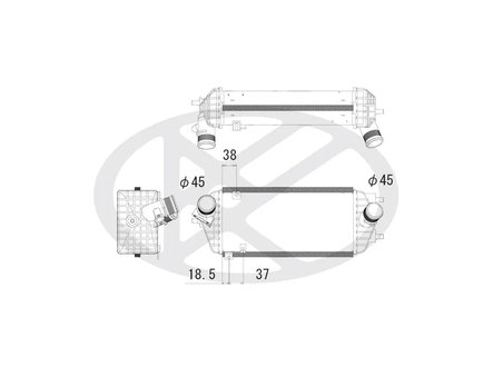 Intercooler KOYORAD IA810125