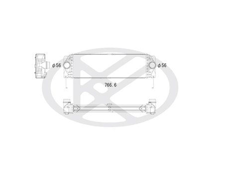 INTERCOOLER KOYORAD IA410133 - Piesa auto compatibila cu mai multe marci