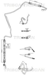 Furtun hidraulic sistem directie Triscan 8516 29009