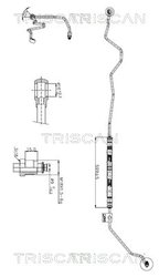 Furtun hidraulic sistem directie Triscan 8516 29019