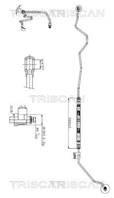 Furtun hidraulic sistem directie Triscan 8516 29019