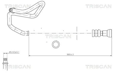 FURTUN HIDRAULIC SISTEM DIRECTIE TRISCAN 8516 16024 - Compatibil cu FORD