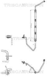 Furtun hidraulic sistem directie Triscan 8516 16017